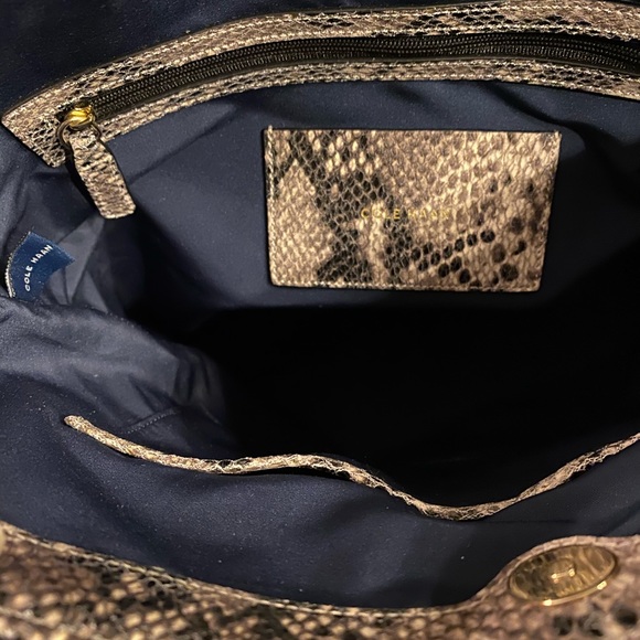 ✨SOLD!✨SALE!!!✨NEW!✨Cole Haan NWT! RARE Exotic Leather Bag - Picture 14 of 16